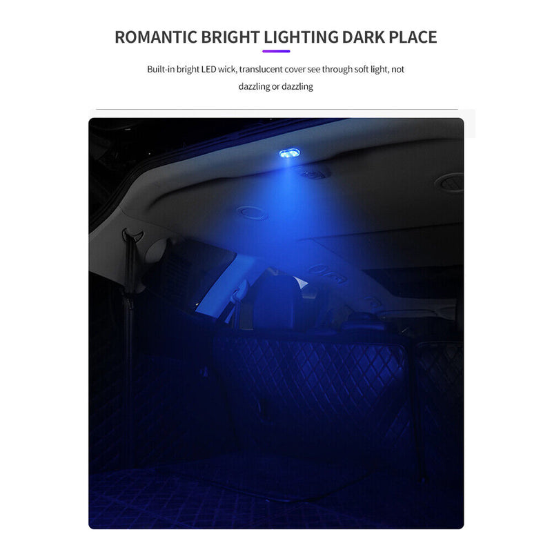 Romantic LED Car Interior Night Reading Lights Touch Control Atmosphere Lamp