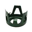 Mini Alcohol Stove Outdoor Camp Tourist Picnic Cooking Stove (Dark Green) Newly