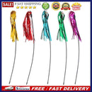 5pcs Funny Ring Paper Cat Stick Teaser Wand Playing Rod with Bell Pet Cats Toys