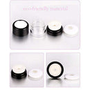 Finishing Powder Jar with Mirror Loose Powder Box Travel Powder Case Portable