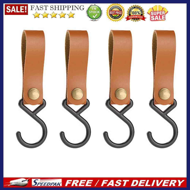 Outdoor PU Hooks Camping Clothes Triangle Storage Hanger Holder Hiking Suppli