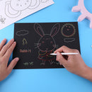 10pcs DIY Animal Series Scraping Painting Educational Learning Drawing Toys