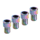 4pcs Mountain Bike Presta to Shrader Bicycle Road MTB Valve Adapters Converters