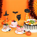 Wedding Halloween Style Cake Topper Set Cupcake Decor Baking Decoration