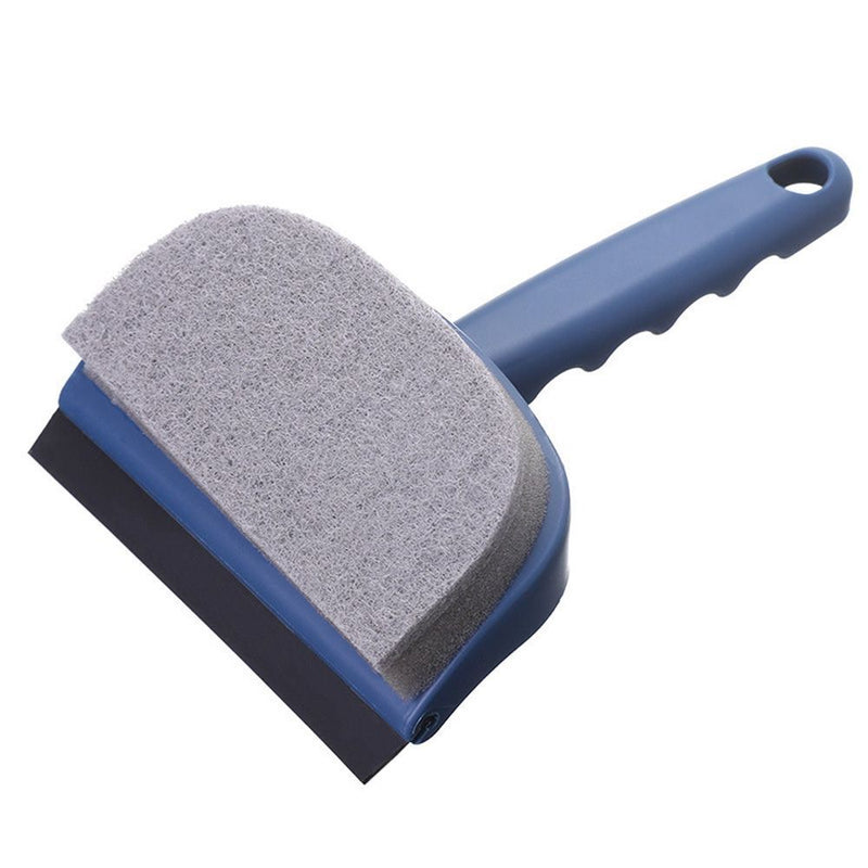 Washing Scraper Decontamination Glass Cleaner Glass Wiper Double-sided Brush