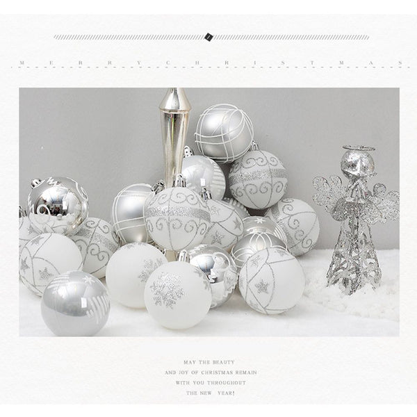 Xmas Ornaments Painted Ball Christmas Decoration Ball Christmas Tree Pendant