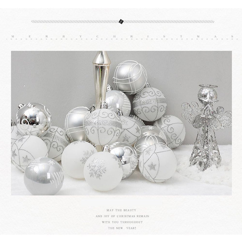 Xmas Ornaments Painted Ball Christmas Decoration Ball Christmas Tree Pendant