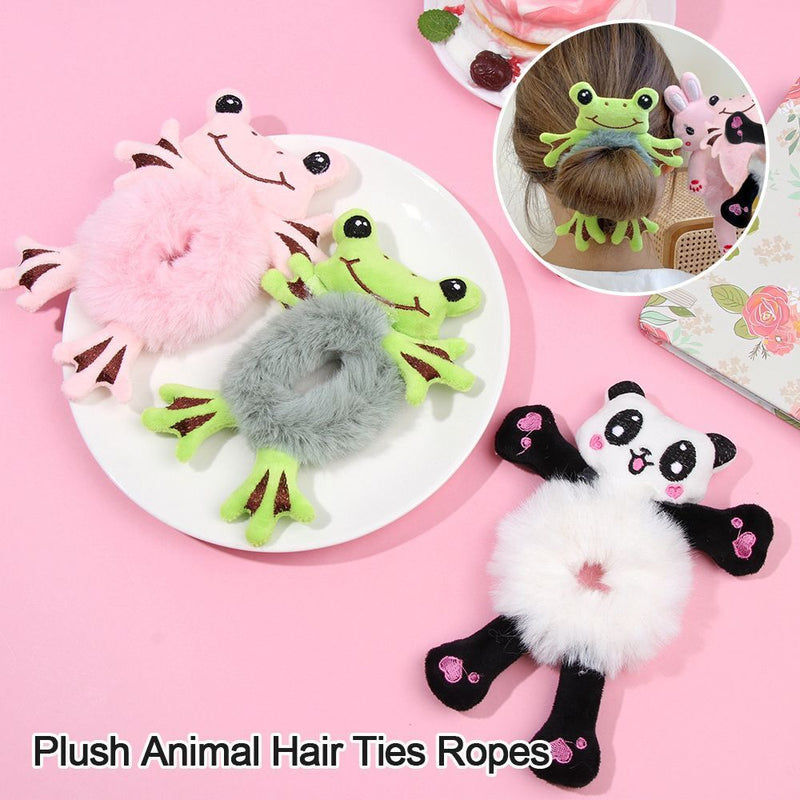 Elastic Hair Accessories Headband HairHoop Animal Hair Ties Plush HairBands