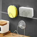 Steel Portable Suction Cup Drain Rack Cleaning Draine Dish Cloth U6K9 S6E5