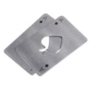 Bottle Opener Portable Spade Beer Opener Stainless Steel Beer Soda Wine Opener Poker
