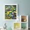 Lotus Pond Carp Oil Paint By Numbers Kit DIY Drawing Picture for Adults Hom