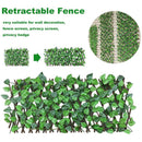 Simulation Fence Artificial Green Leaf Home Garden Yard Decor Wooden Fence Newly