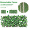 Simulation Fence Artificial Green Leaf Home Garden Yard Decor Wooden Fence Newly