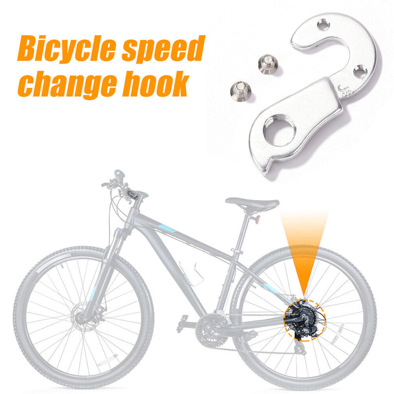 2pcs Road Bike Alloy Rear Derailleur Hanger Frame Gear Tail Hooks Accessori