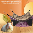 Small Animal Hammocks Double Bunkbed Pet Cage Rabbit (Purple Small) Newly