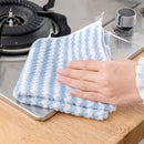 Microfiber Towel Absorbent Kitchen Thickened Cleaning Cloths Oil Dish Towel R