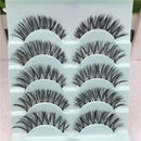 Beauty Thick Cross Soft Black Handmade False  Eyelashes Eye Lashes Extension