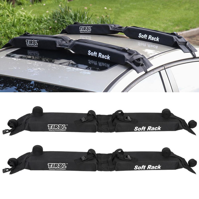 Universal Soft Auto Car Roof Rack Outdoor Rooftop Luggage Carrier Load 60kg