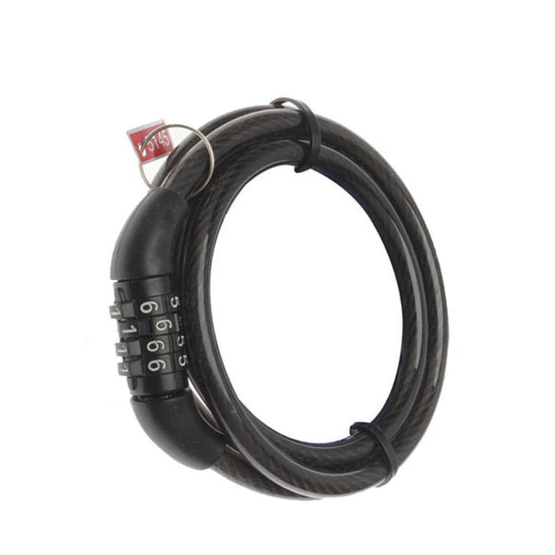 Universal Bike Bicycle Cycling Security Coded Lock Steel Chain Cable Newly