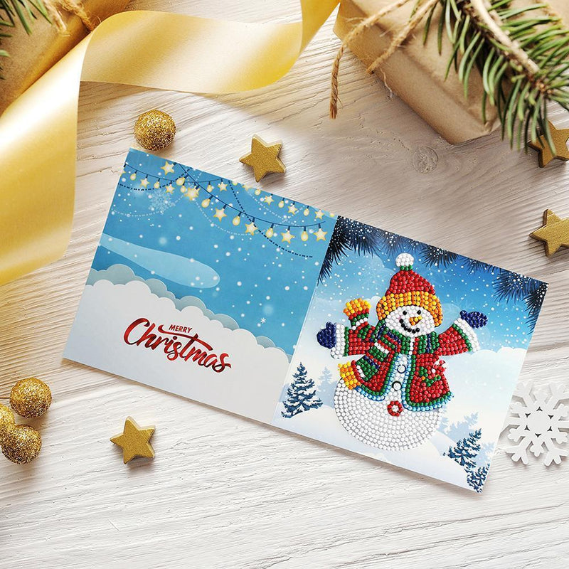 8pcs DIY Special Shaped Diamond Painting Santa Claus Snowman Elk Christmas