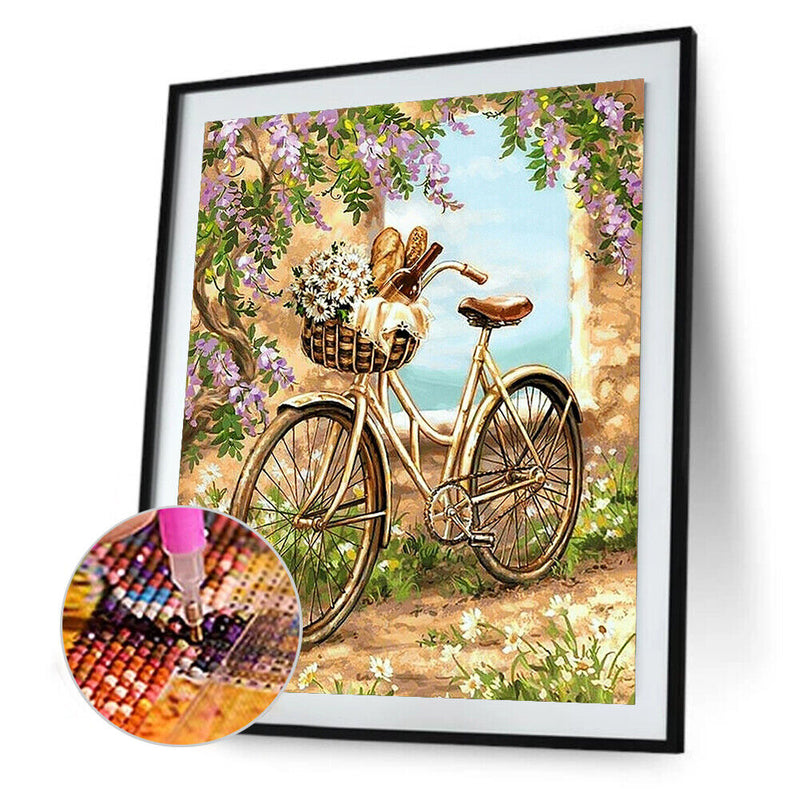 DIY Diamond Painting Bicycle Full Square Diamond Mosaic Wall