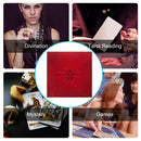 2pcs Vevet Altar Tarots Tablecloth with Bags Board Game Supplies (Red) Newly