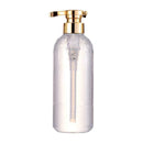 Clear Shampoo Bottle Bathroom Shower Gel Refillable Pet Pressing Bottles U7B6