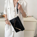 Fashion Alligator Pattern Women Day Clutch Bag Retro PU Leather Ladies Handbags
