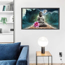 Buddha Statue Full Round Diamond Painting DIY Mosaic Picture Kit Home Decor