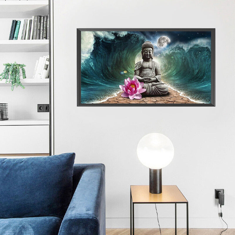 Buddha Statue Full Round Diamond Painting DIY Mosaic Picture Kit Home Decor