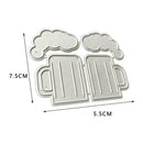 Beer Metal Cutting Dies Stencil Scrapbookings DIY Album Stamps Paper P9M4 U7D3