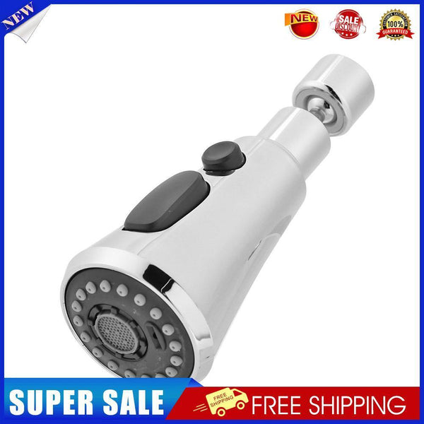 Kitchen Pull Out Faucet Nozzle Basin Sink Spray Water Taps (3 Mode+Adapter)
