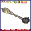 Copper Fire Paint Sealing Wax Spoon Wood Handle Melting Firing Stamp Metal