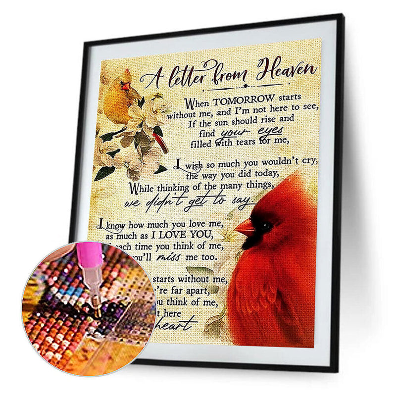 5D DIY Diamond Painting Kits Full Round Drill Picture Wall Decoration (Poster