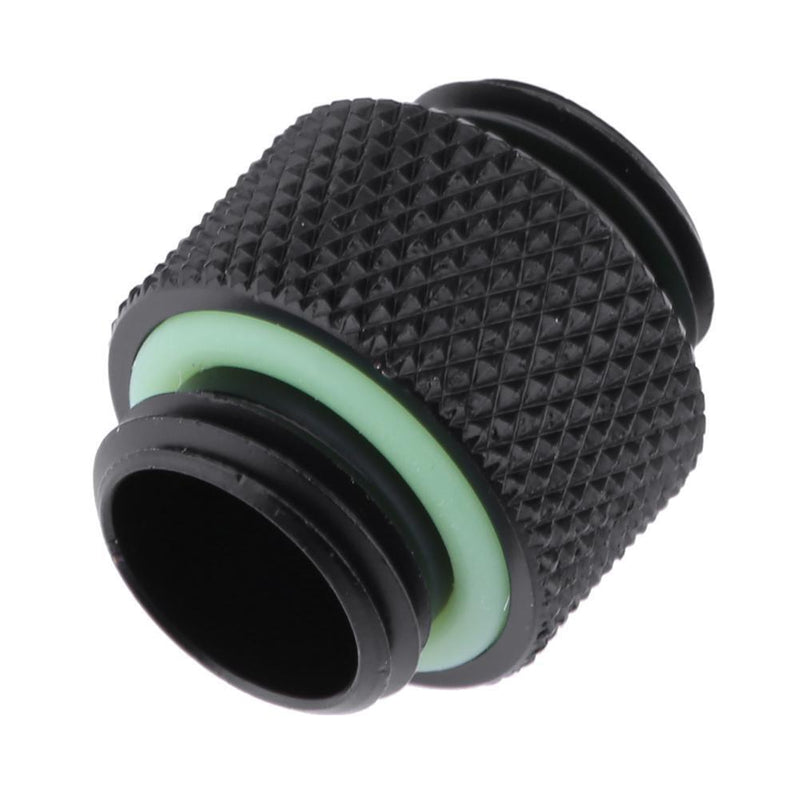 10mm G1/4 External Thread Hose Connector for PC Water Cooling(Black) Newly