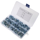 120pcs Carbon Steel Fastener Clips U Shape Chimney Nut for Motorcycle Automobile