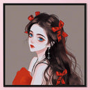 Full Cross Stitch 11CT DIY Princess on the Run Printed Embroidery Decoration Set