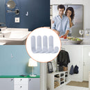 Wall Mounted J-Type Clothes Hook Durable Self-adhesive Hook (4pcs Grey)