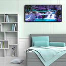 Diamond Embroidery Waterfall Scenery Picture Rhinestone Cross Stitch Home D