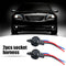 2pcs 7443 T20 Bulb Connector Male Adapter for Automotive Turn Signal Bulb Socket