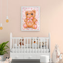 DIY Diamond Painting Kits Full Round Drill Pink Bear Mosaic Wall Home Decor