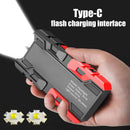 Powerful Flashlight Waterproof LED 3 Lighting Modes USB Hand Torch for Outdoor