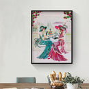 Special Shaped Diamond Painting Partial Drill Noble Lady DIY Picture (Y017)