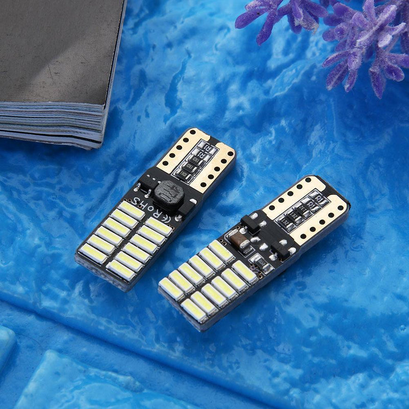 VODOOL 2ST Car Light T10 Led 4014 24 SMD LED Car Wide Lightweight Numbershi
