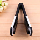 Ceramic Plywood Comb Straightener Electric Heat Brush Smoothing Iron