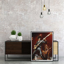 #A Singer Philip Lynott Decorative Paintings Poster Wall Art Canvas for Living R
