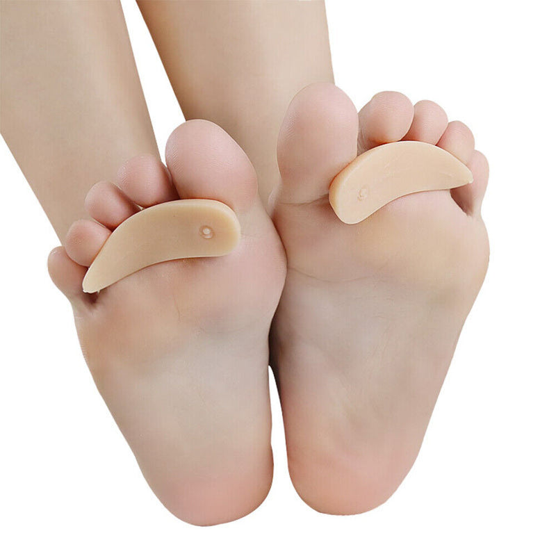 1Pair Toe Separator Hallux Valgus Bunion Correction Straightener Foot Pads