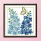 12 Months Flower Cross Stitch 14CT Stamped Canvas Printing Embroidery DIY Kits
