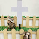 Solar Powered Light Cross by Eternal Light Memorial Garden Grave Light R6V1