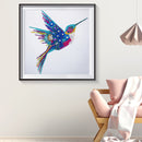 5D Diamond Painting Kit Hummingbird Partial Special Shape DIY Wall Art Crafts